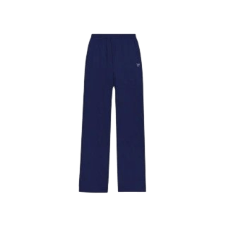 Balenciaga Navy Blue Classic Pants: Minimalist Unisex Design