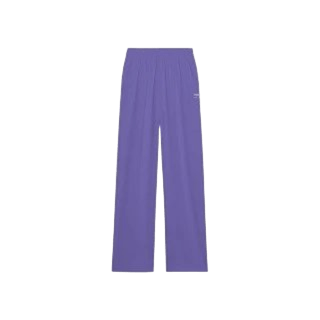 Balenciaga Purple Unisex Casual Pants: Minimalist Design