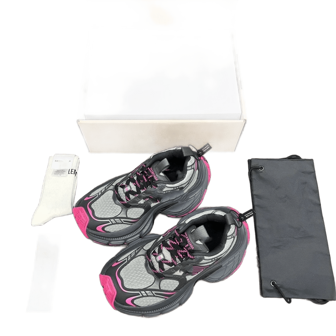 Balenciaga Retro Chunky Sneakers Grey Pink