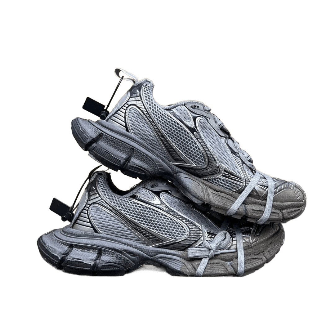 Balenciaga Silver Gray Breathable Dad Shoe Unisex Streetwear
