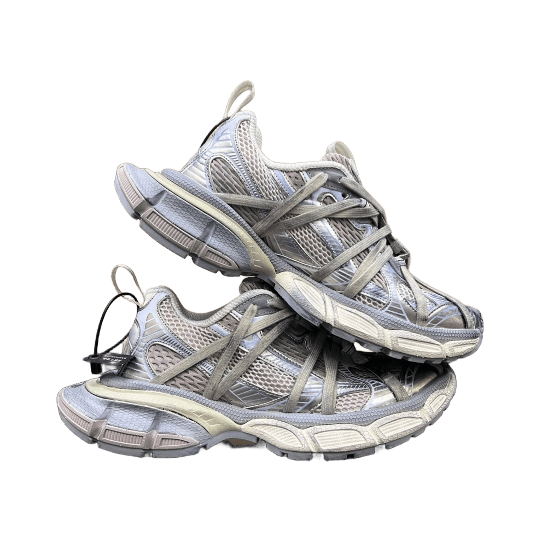 Balenciaga Silver Grey Triple S Sneakers | Unisex