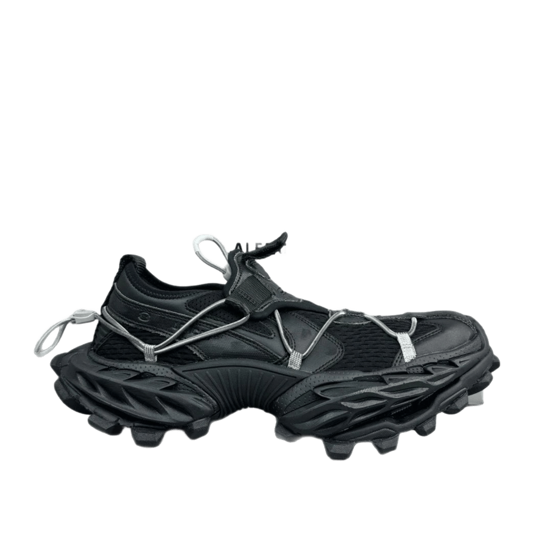 Balenciaga Track Black Leather & Mesh Sneakers