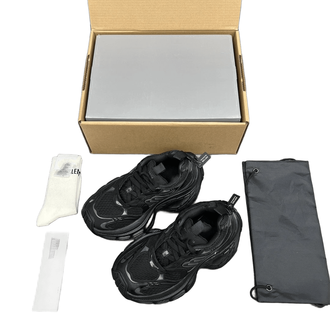 Balenciaga Triple S Black Chunky Sneaker, 90s Retro