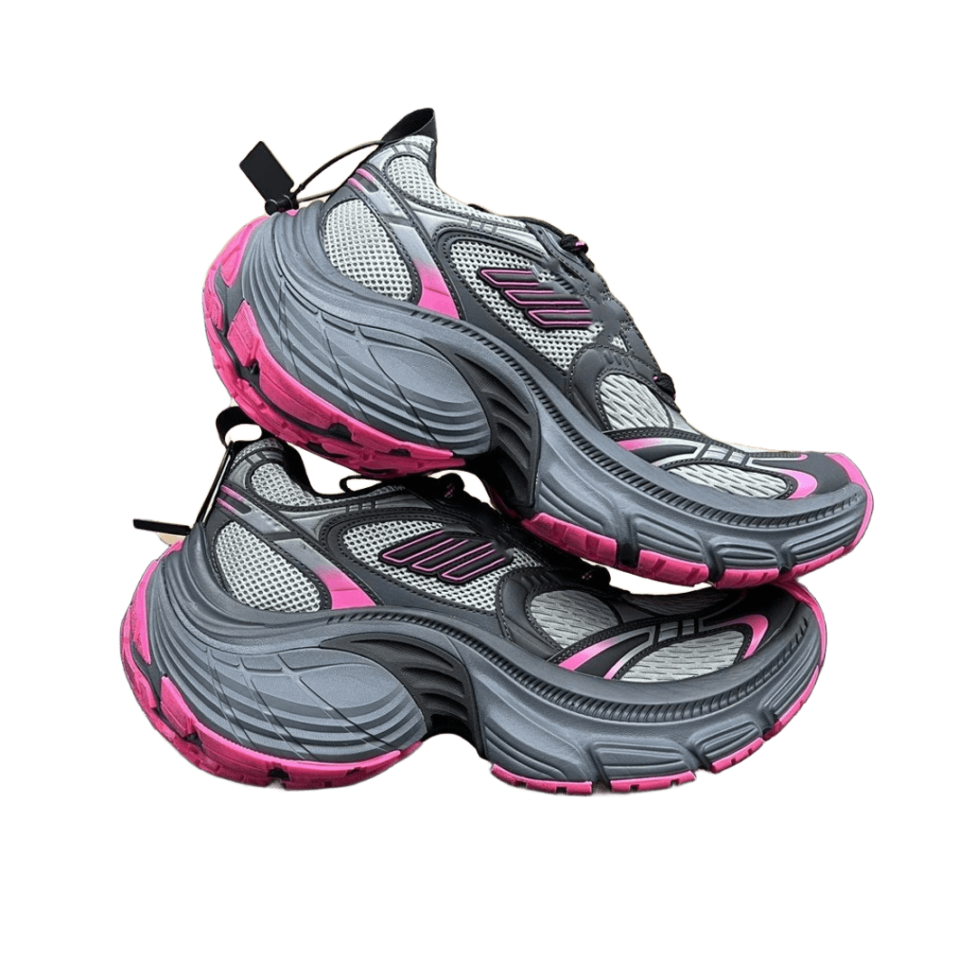 Balenciaga Triple S Grey Pink Chunky Sneakers Unisex
