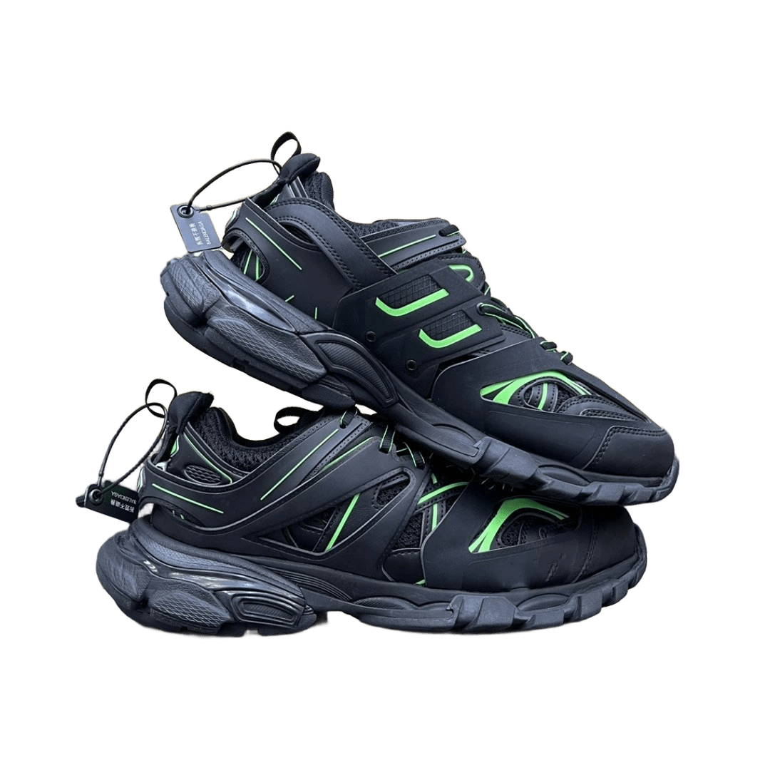 Balenciaga Triple S Sneakers Black Neon Green Unisex