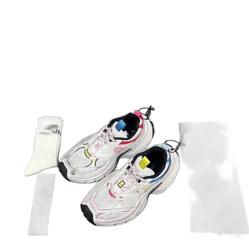 Balenciaga Triple S White Sneakers: Unisex Comfort & Street Style