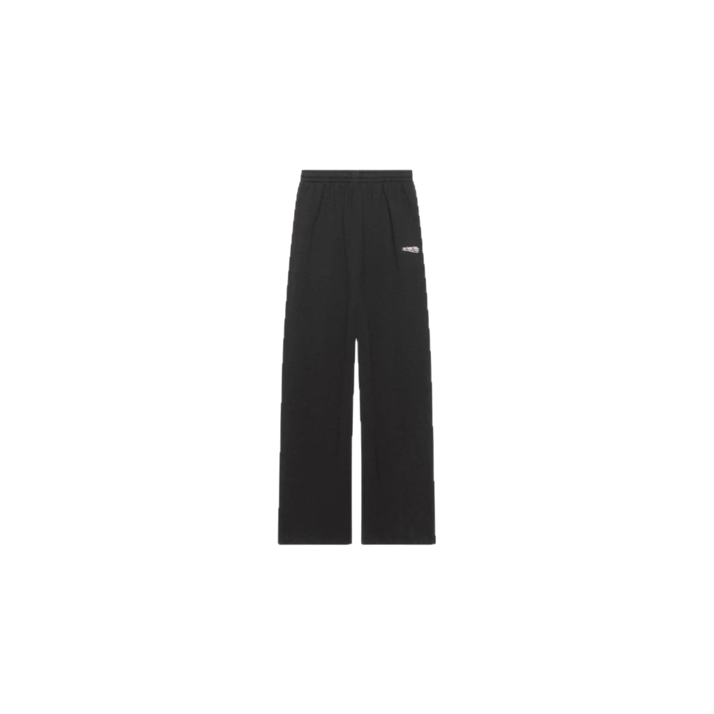 Balenciaga Unisex Black Casual Pants | Street Style