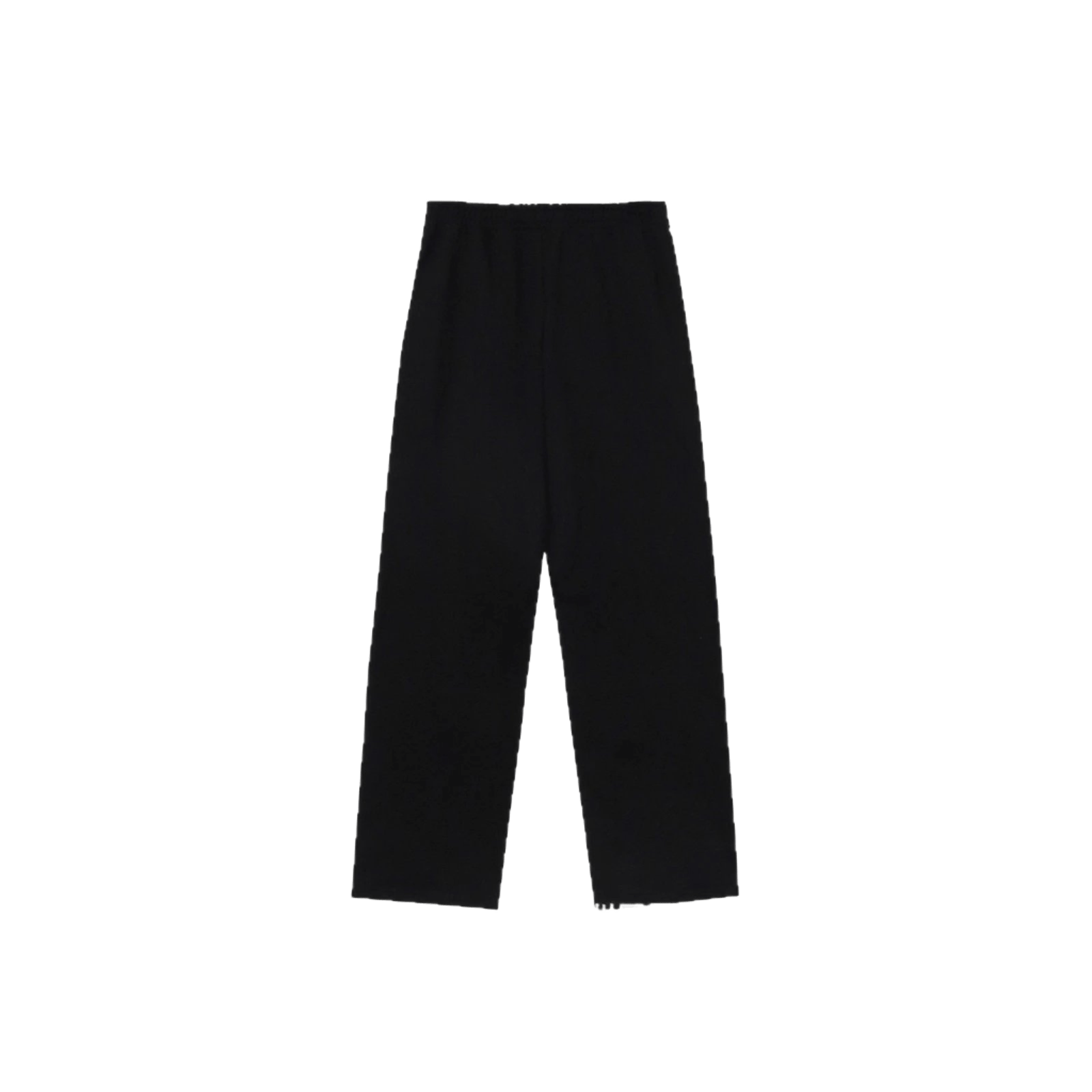 Balenciaga Unisex Black Straight-Leg Pants, Soft Fabric