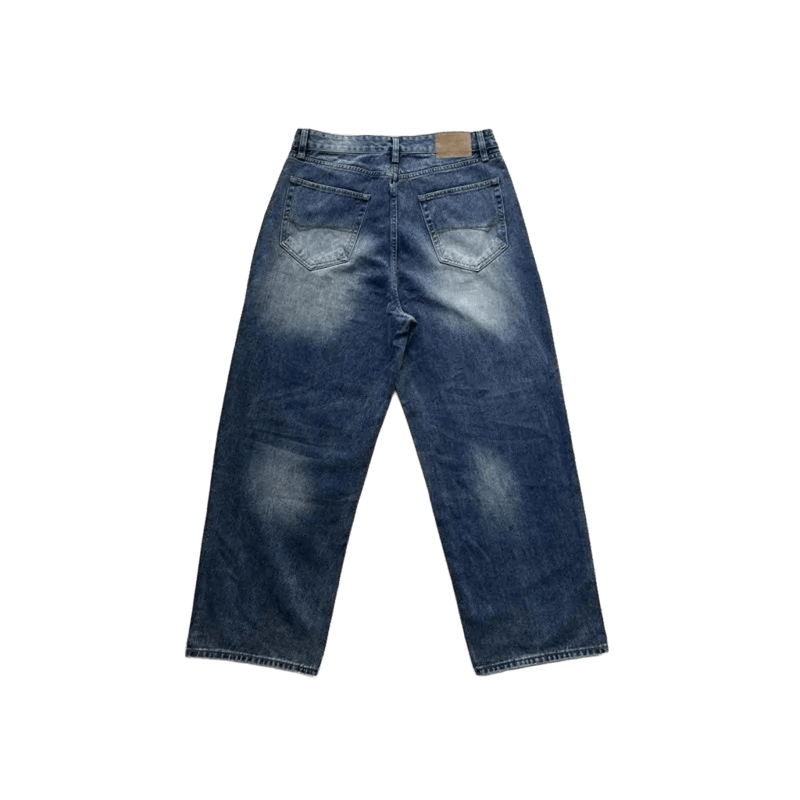 Balenciaga Unisex Blue Denim Jeans: Classic Casual Fit