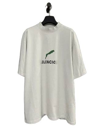 Balenciaga Unisex Cotton T-Shirt: Street Style Chest Design