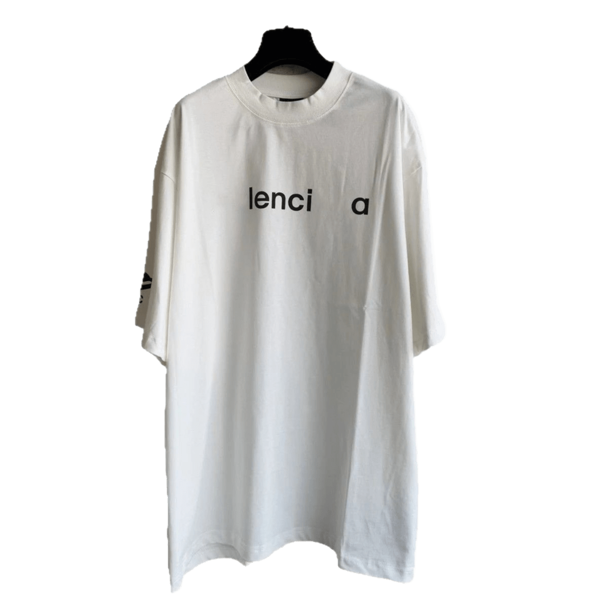 Balenciaga Unisex White Cotton Logo T-Shirt  | Streetwear
