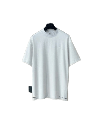 Balenciaga White Cotton Crewneck T-Shirt | Essential Unisex