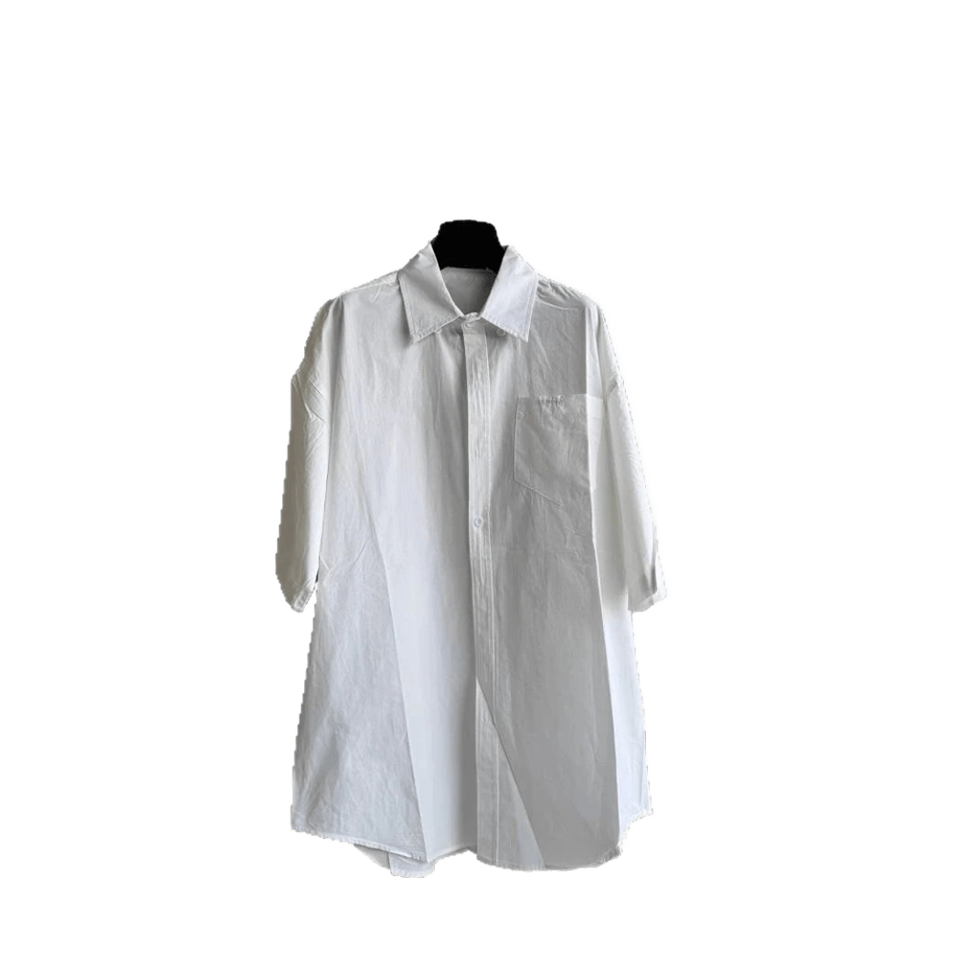 Balenciaga White Cotton Shirt: Classic Unisex Urban Style