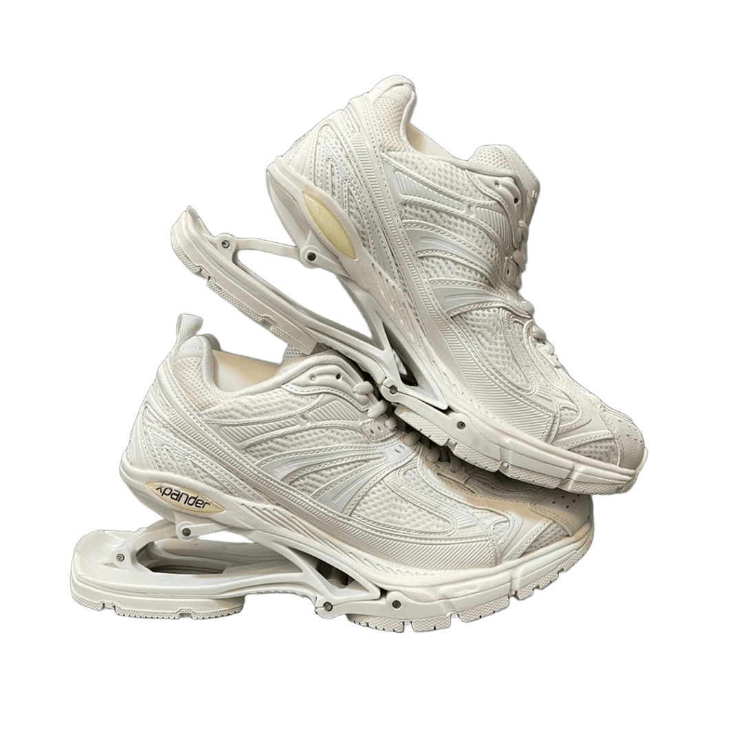 Balenciaga White Futuristic Mechanic Comfort Sneakers Unisex