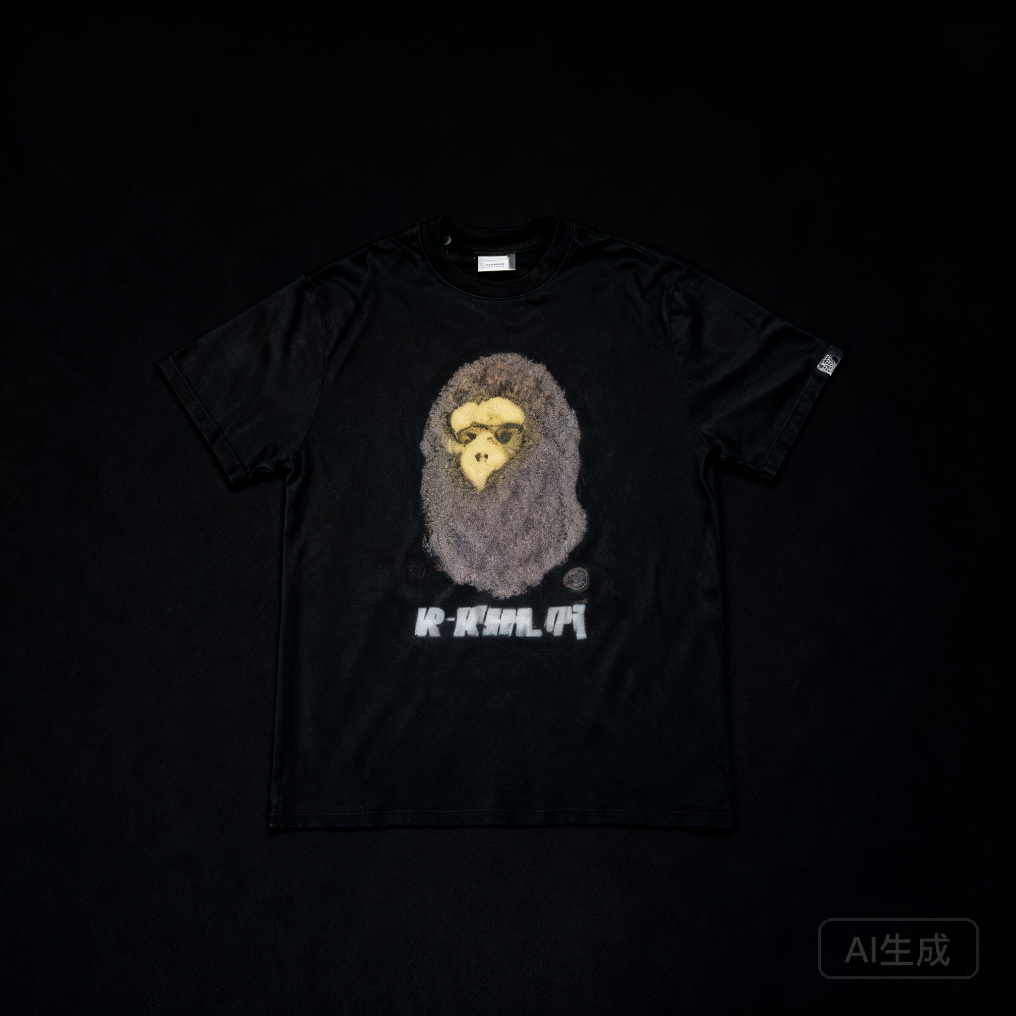 BAPE Black Ape Head T-Shirt: 90s Streetwear, Unisex Cotton Tee
