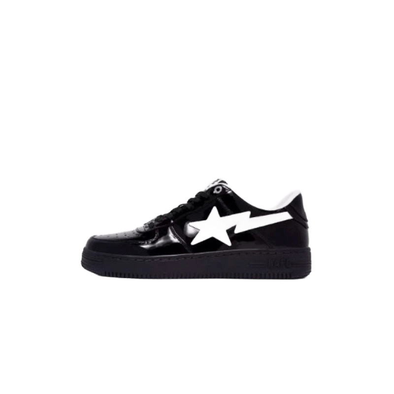 Bape Black Star Lightning Sneakers: Unisex Streetwear