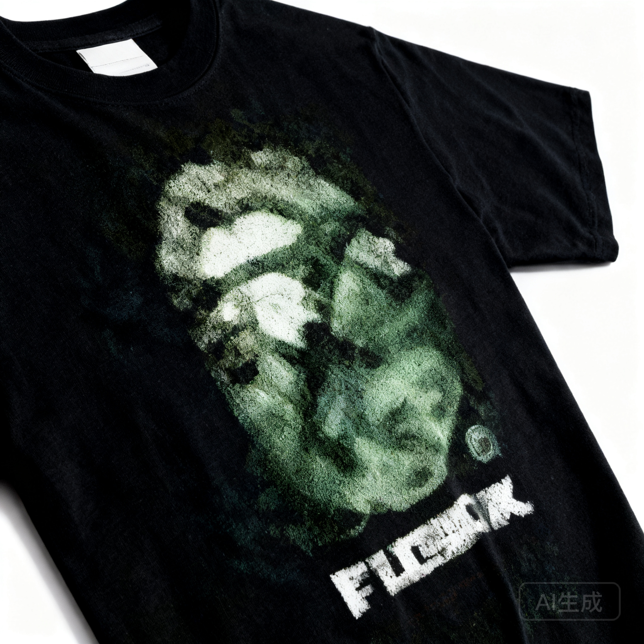 BAPE Black Tee: Iconic Ape Head Logo, Unisex Streetwear
