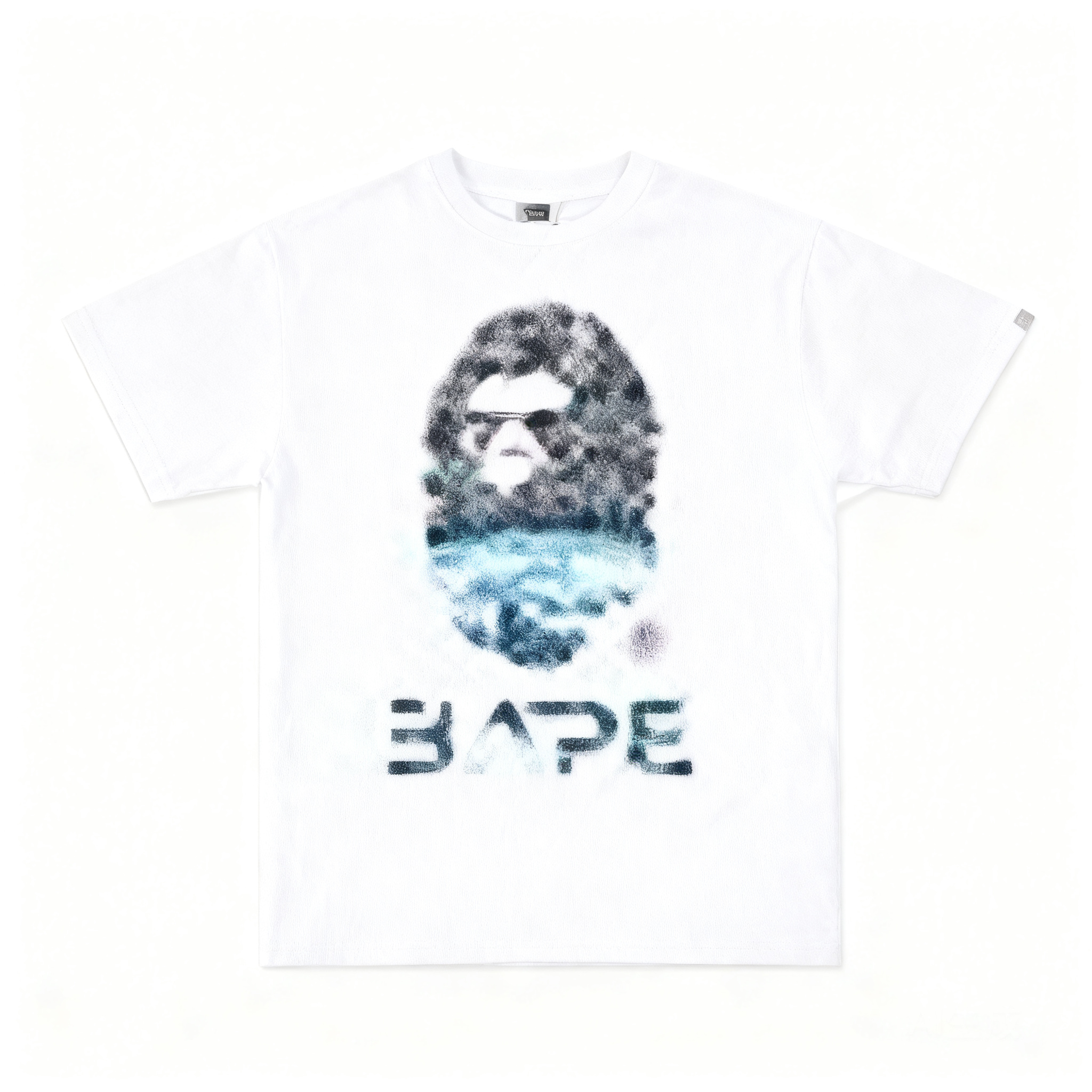 BAPE Classic White Cotton Unisex T-Shirt | Streetwear