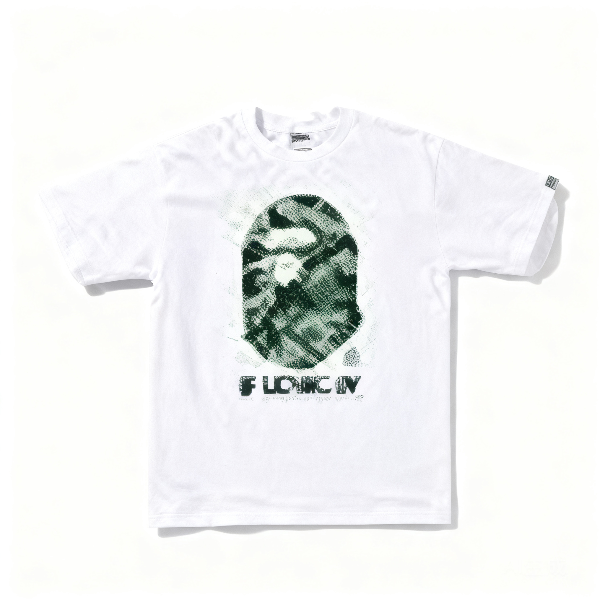 BAPE White Ape Head Logo Unisex T-Shirt