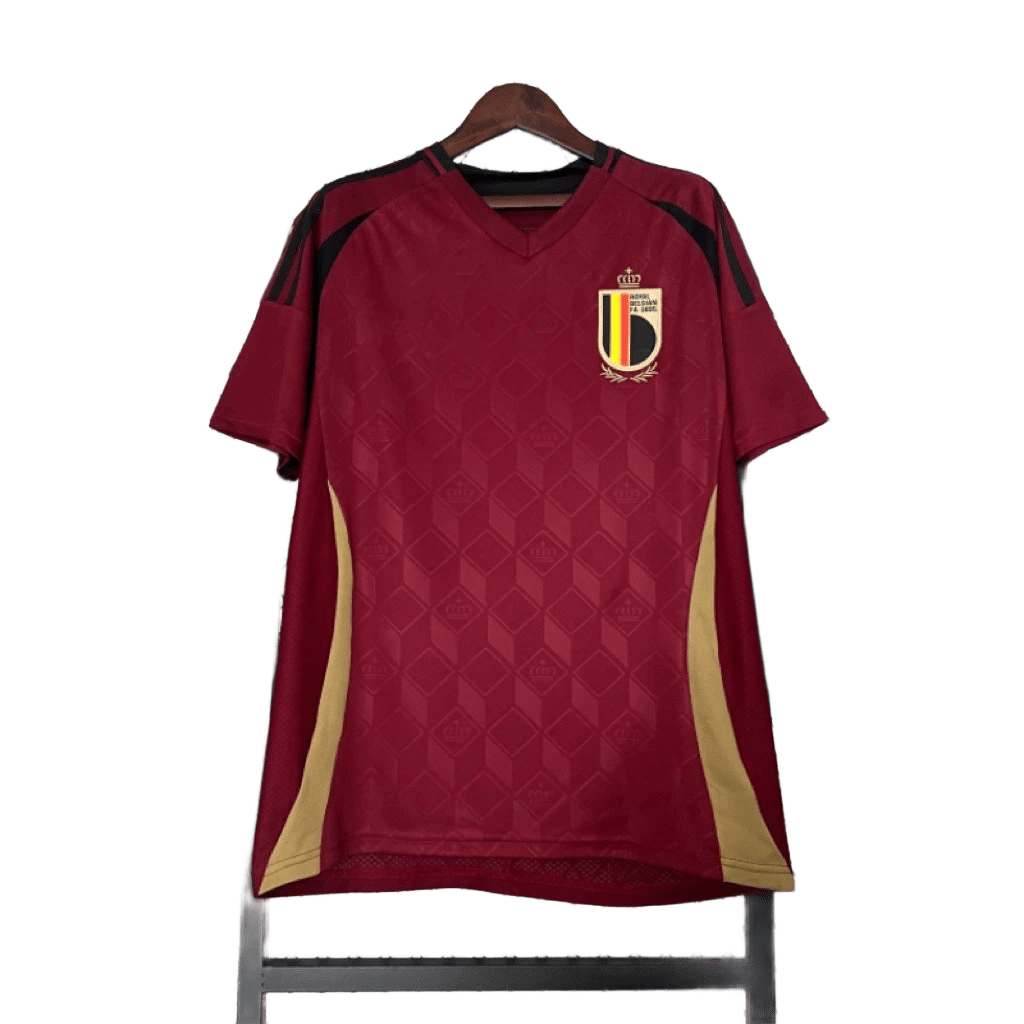 Belgium Football Jersey: Red Breathable Team Shirt for Men & Women
