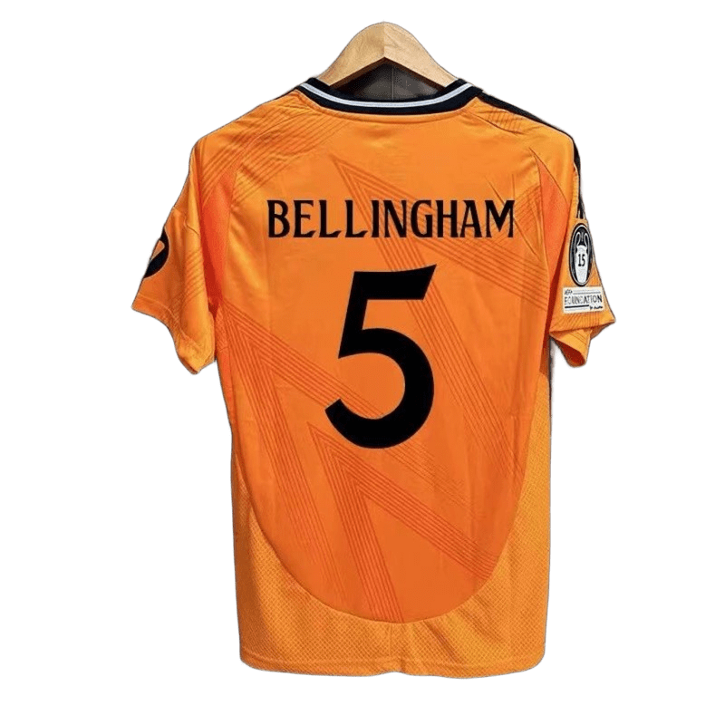 Bellingham 5 Orange Football Jersey - Breathable Unisex