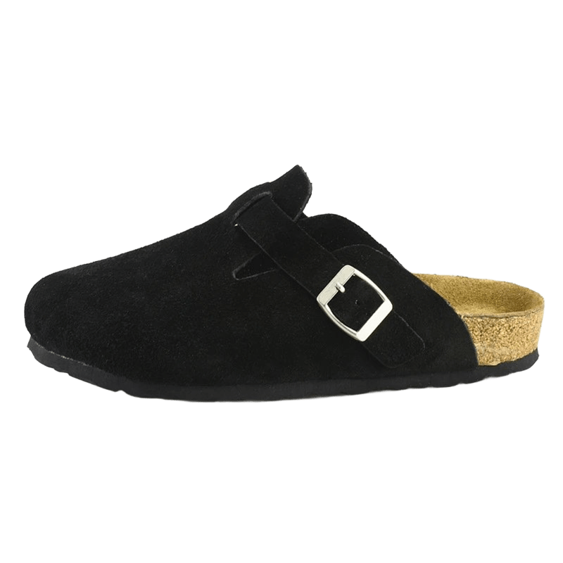Birkenstock Arizona Black Suede Sandals: Unisex, Cushioned Comfort