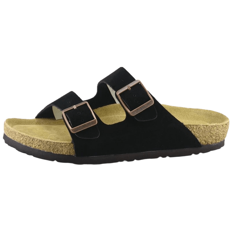 Birkenstock Arizona Suede Sandals - Unisex, Dual Buckle