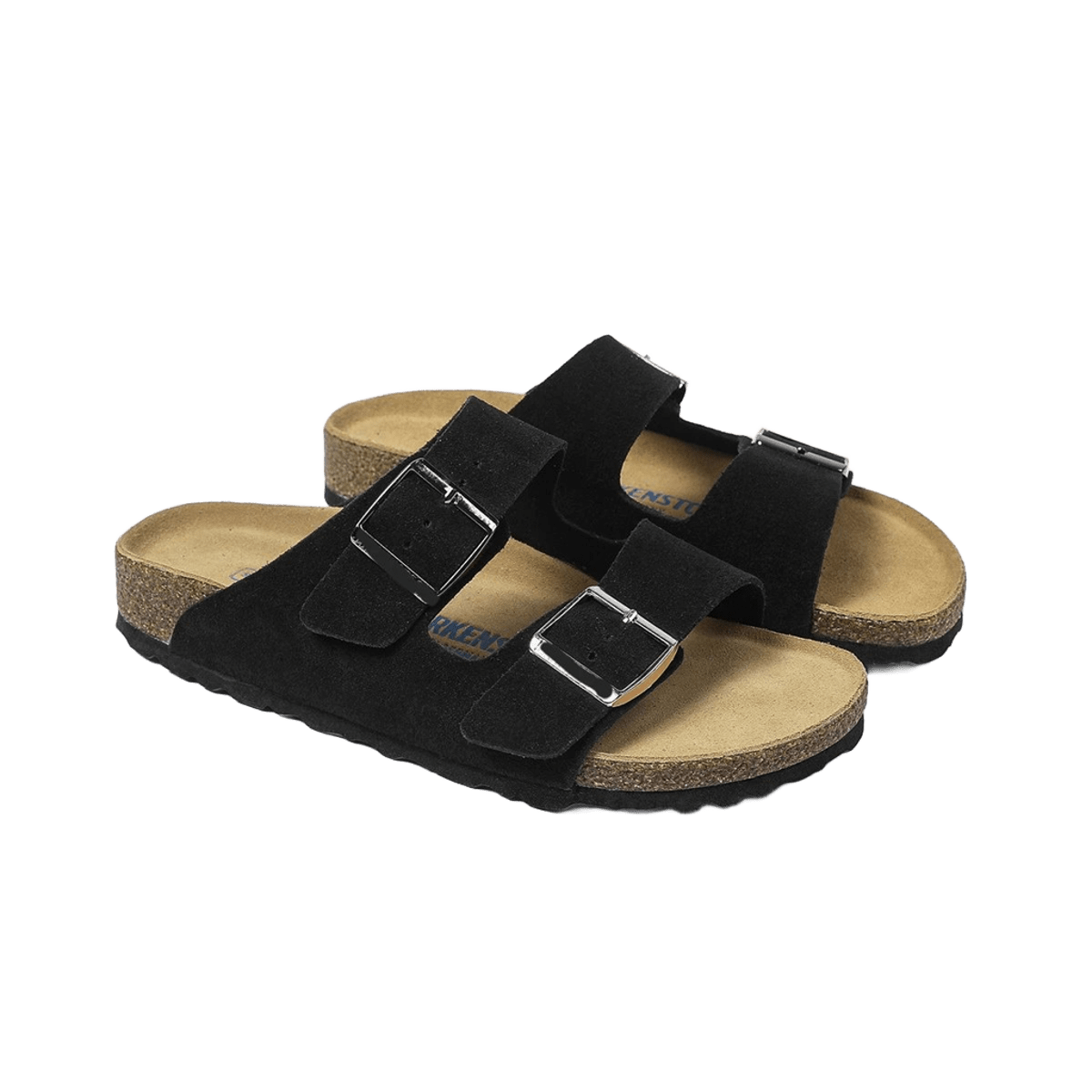 Birkenstock Black Suede Sandals w/ Arch Support - Unisex