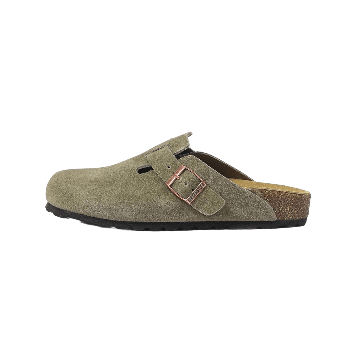 Birkenstock Olive Green Suede Mules | Unisex Comfort Shoes