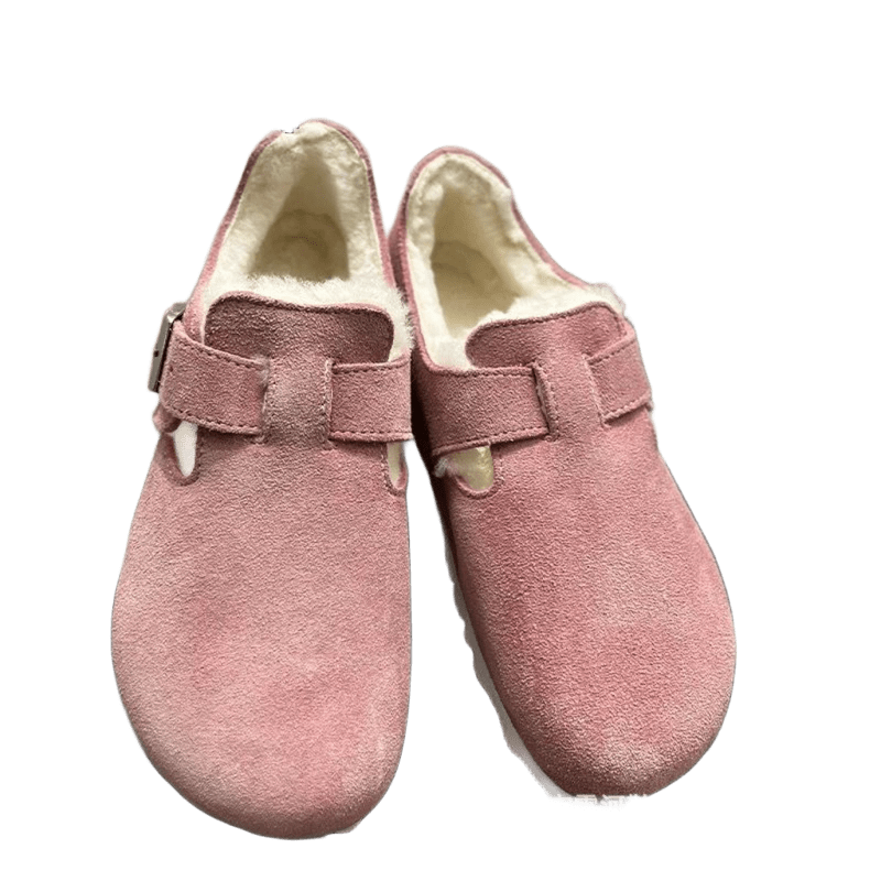 Birkenstock Pink Suede Cozy Clog: Unisex Winter Shoes