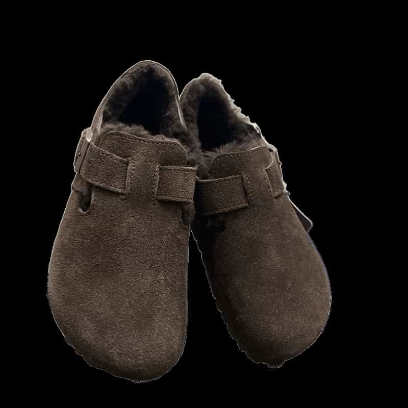 Birkenstock Shearling Clogs: Dual-Buckle Unisex Winter Shoes