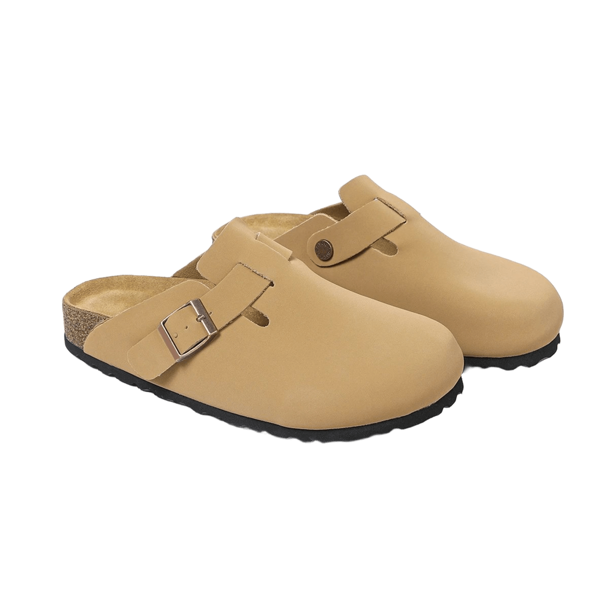 Birkenstock Unisex Arizona Sandals: Beige Leather