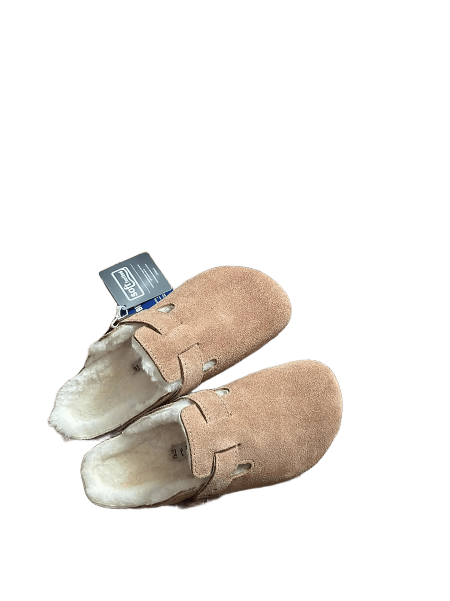 Birkenstock Unisex Camel Suede Buckle Sandals - Cork