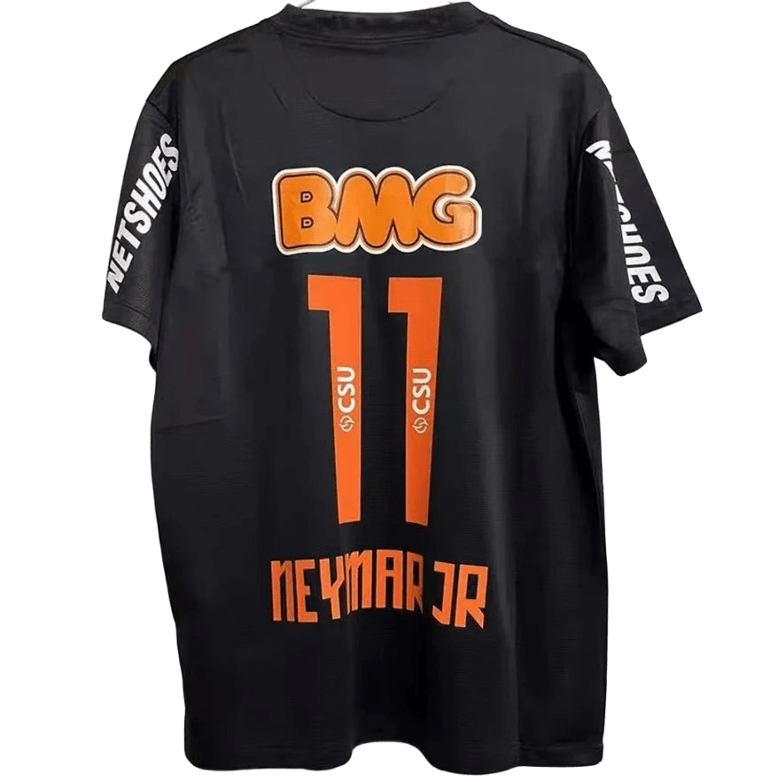 BMG Neymar Jr. 11 Black Soccer Jersey - Breathable Mesh
