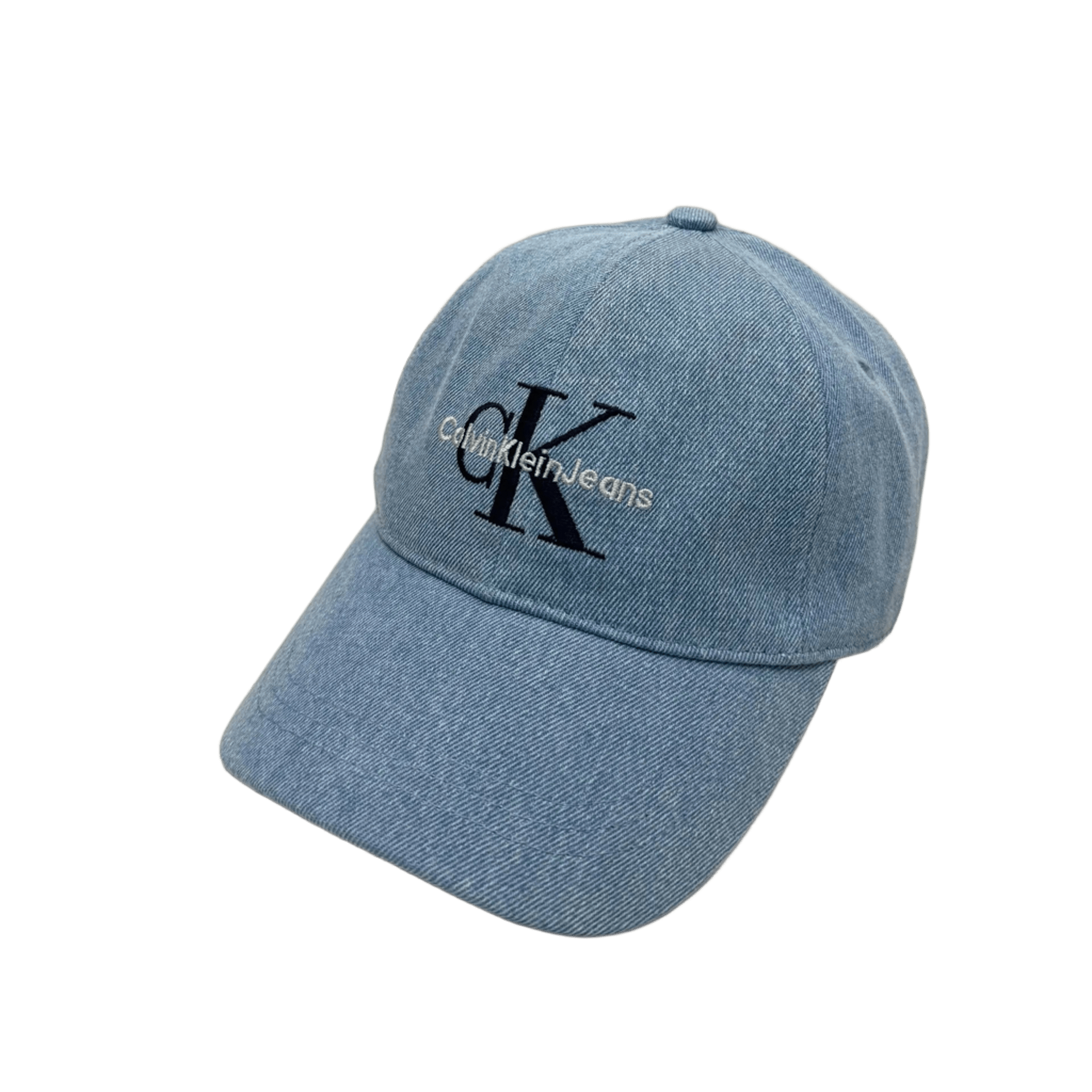 Calvin Klein Light Blue Cotton Baseball Cap | Unisex Sun Hat