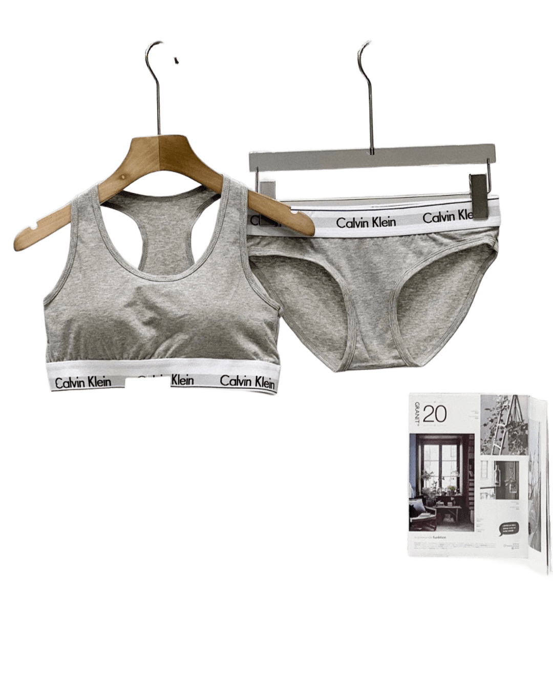 Calvin Klein Women's Grey Cotton Underwear - Comfort Fit