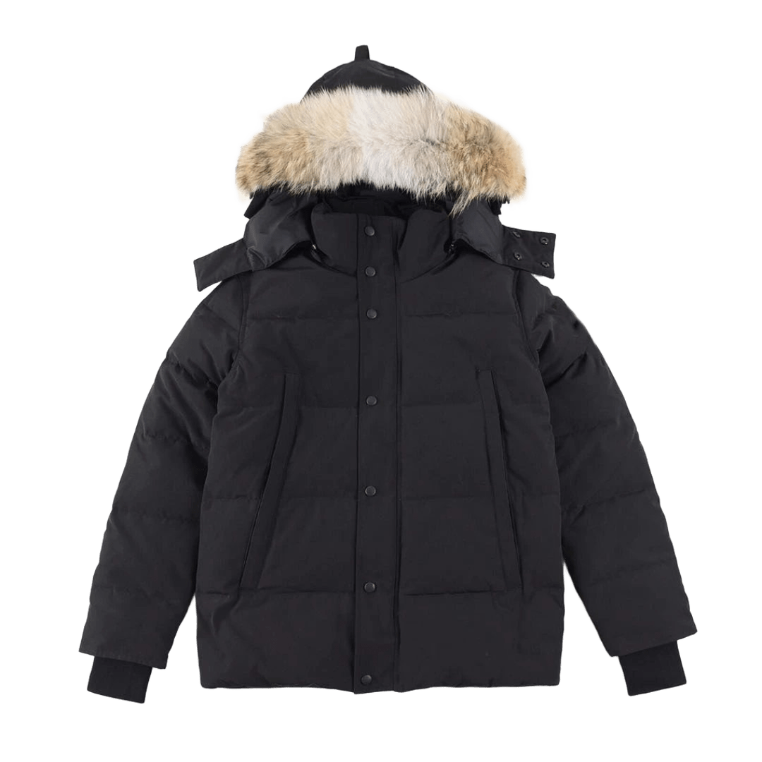 Canada Goose Black Thermal Parka: Hooded Winter Coat, Unisex