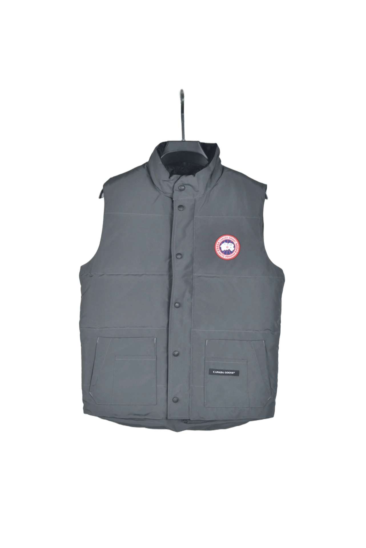 Canada Goose Grey Insulated Vest: Classic Unisex All-Season Style
