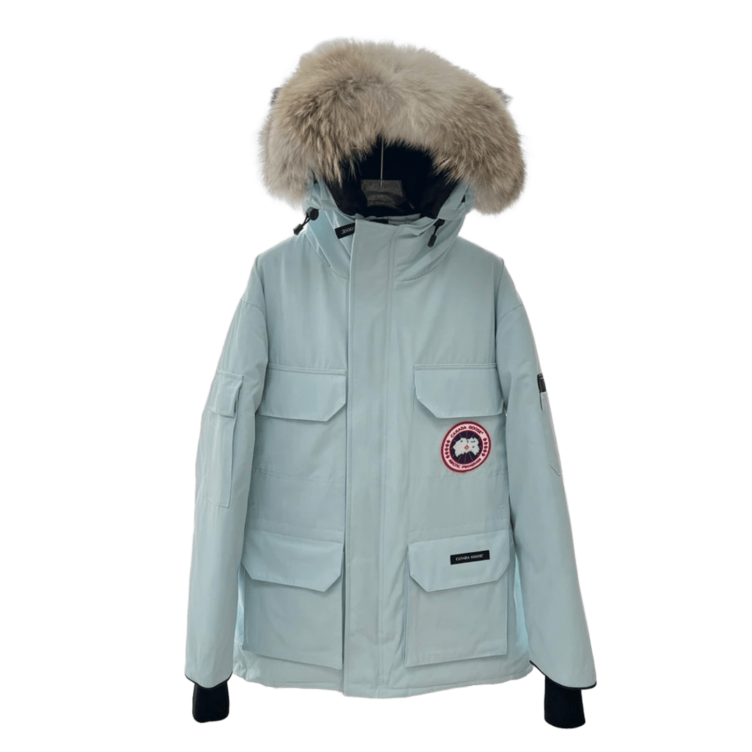 Canada Goose Light Blue Down Jacket: Unisex Winter Coat