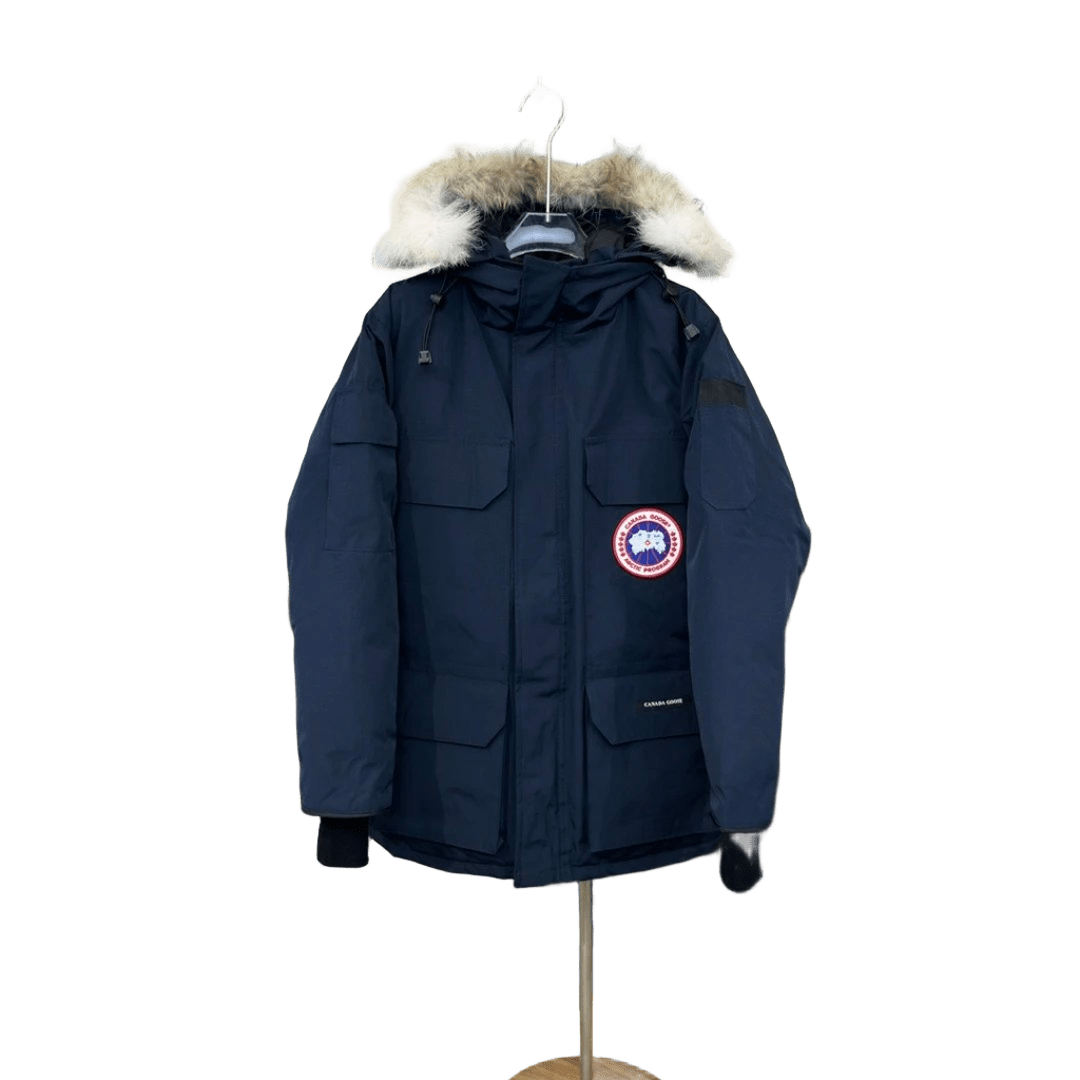 Canada Goose Navy Blue Unisex Winter Parka - Warm Down Coat