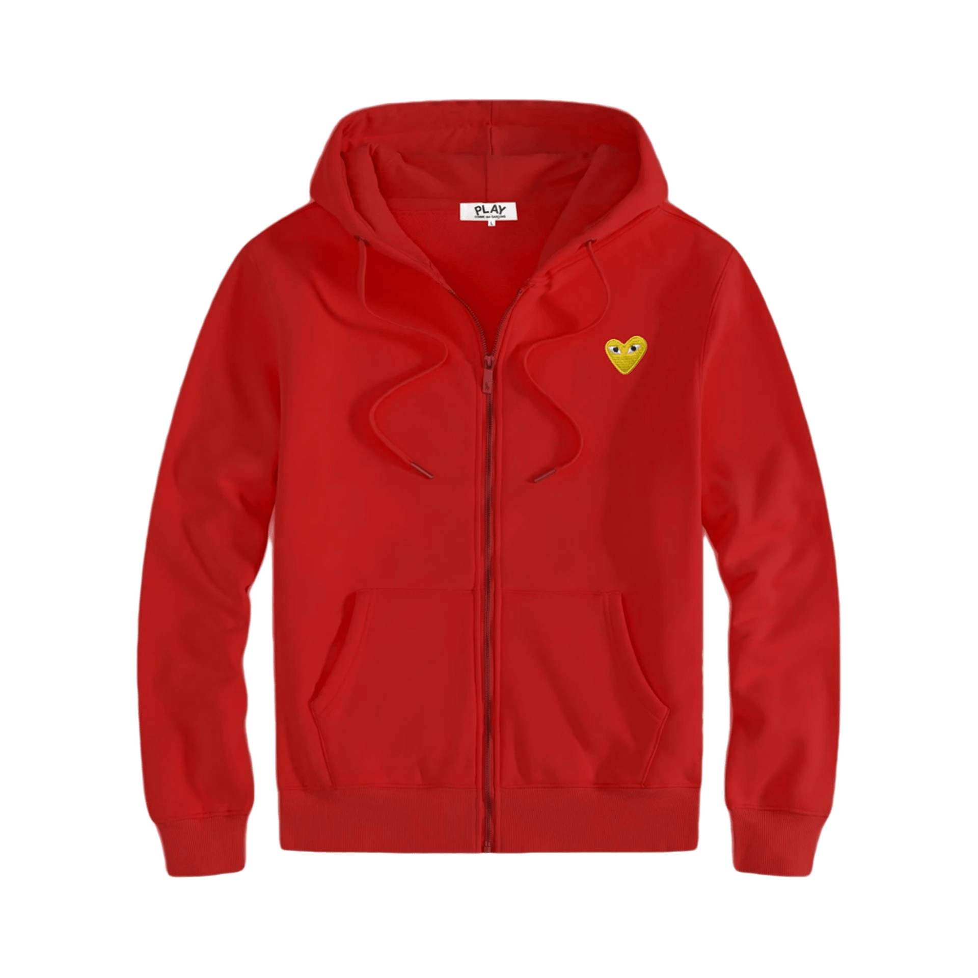 CDG PLAY Red Heart Logo Hoodie: Unisex Streetwear