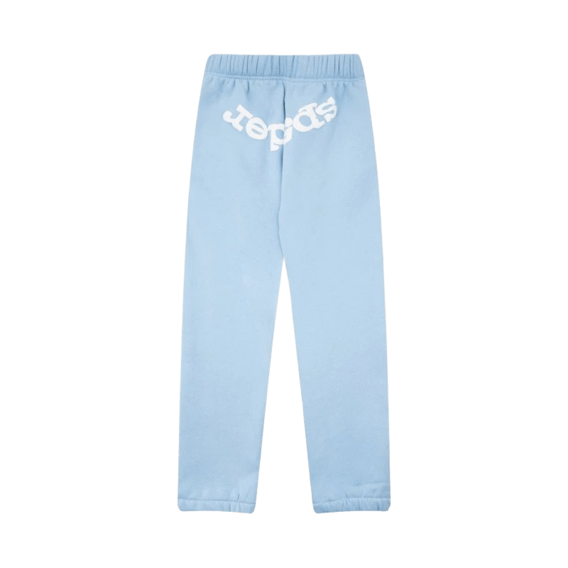 Denim Tears Light Blue Cotton Sweatpants - Unisex Streetwear