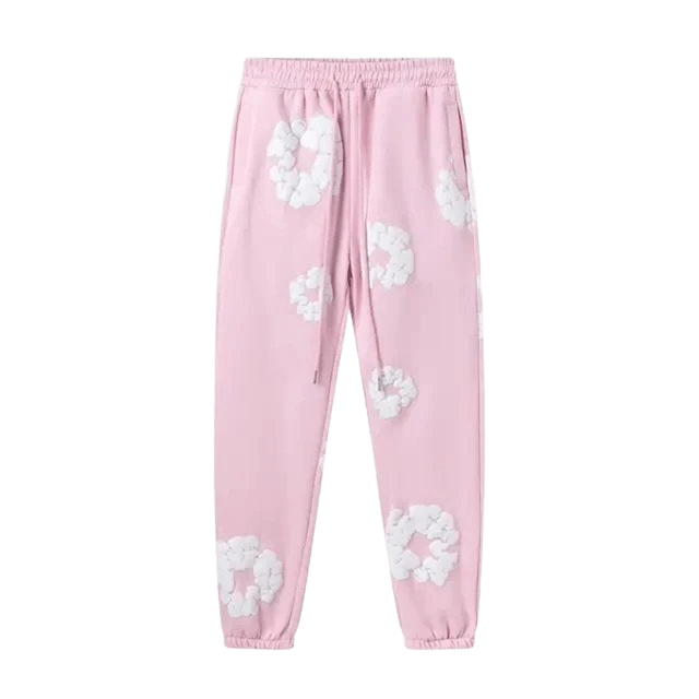 Denim Tears Pink Floral Cotton Pants - Soft Unisex Streetwear