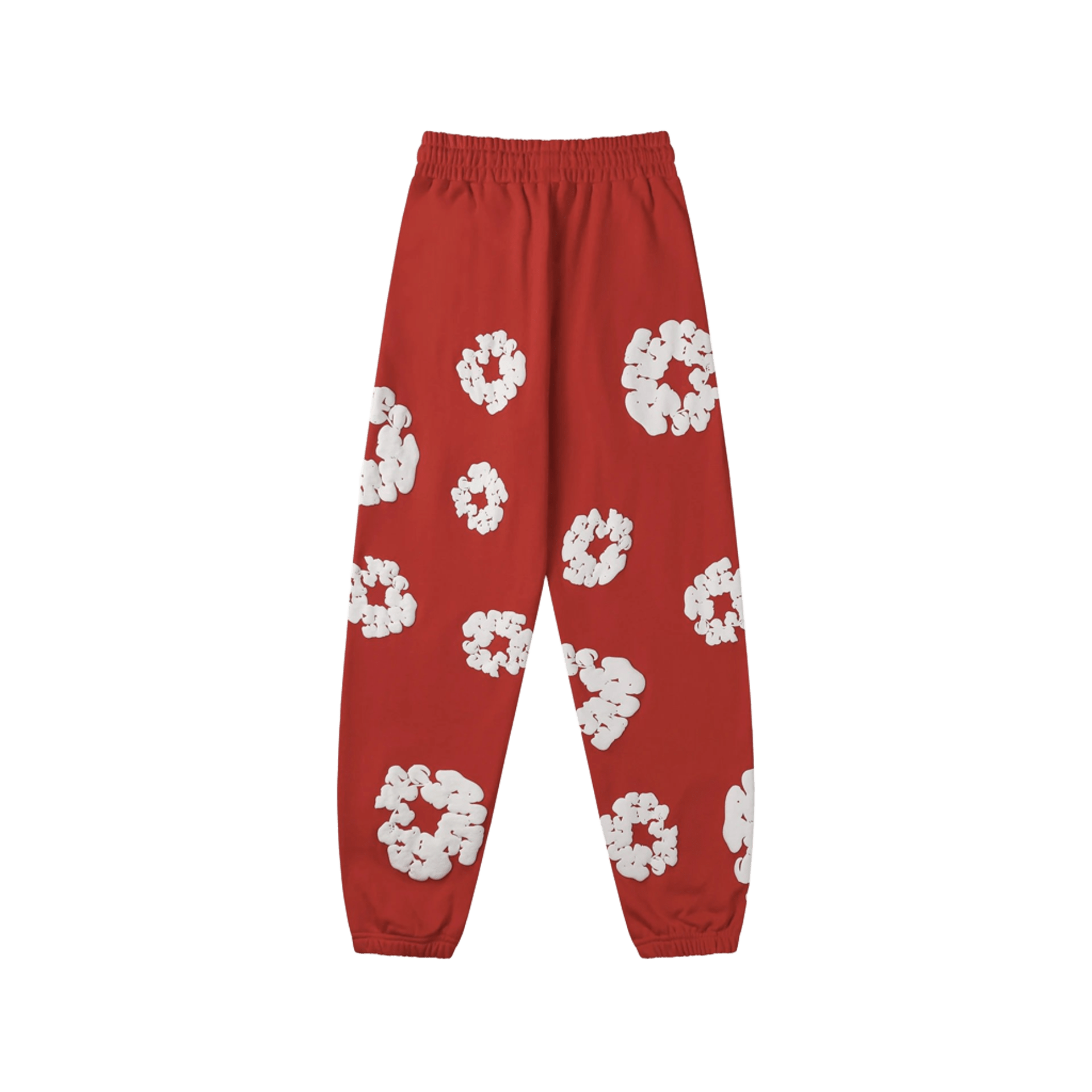 Denim Tears Red Tribal Print Chinos: Retro Street Style