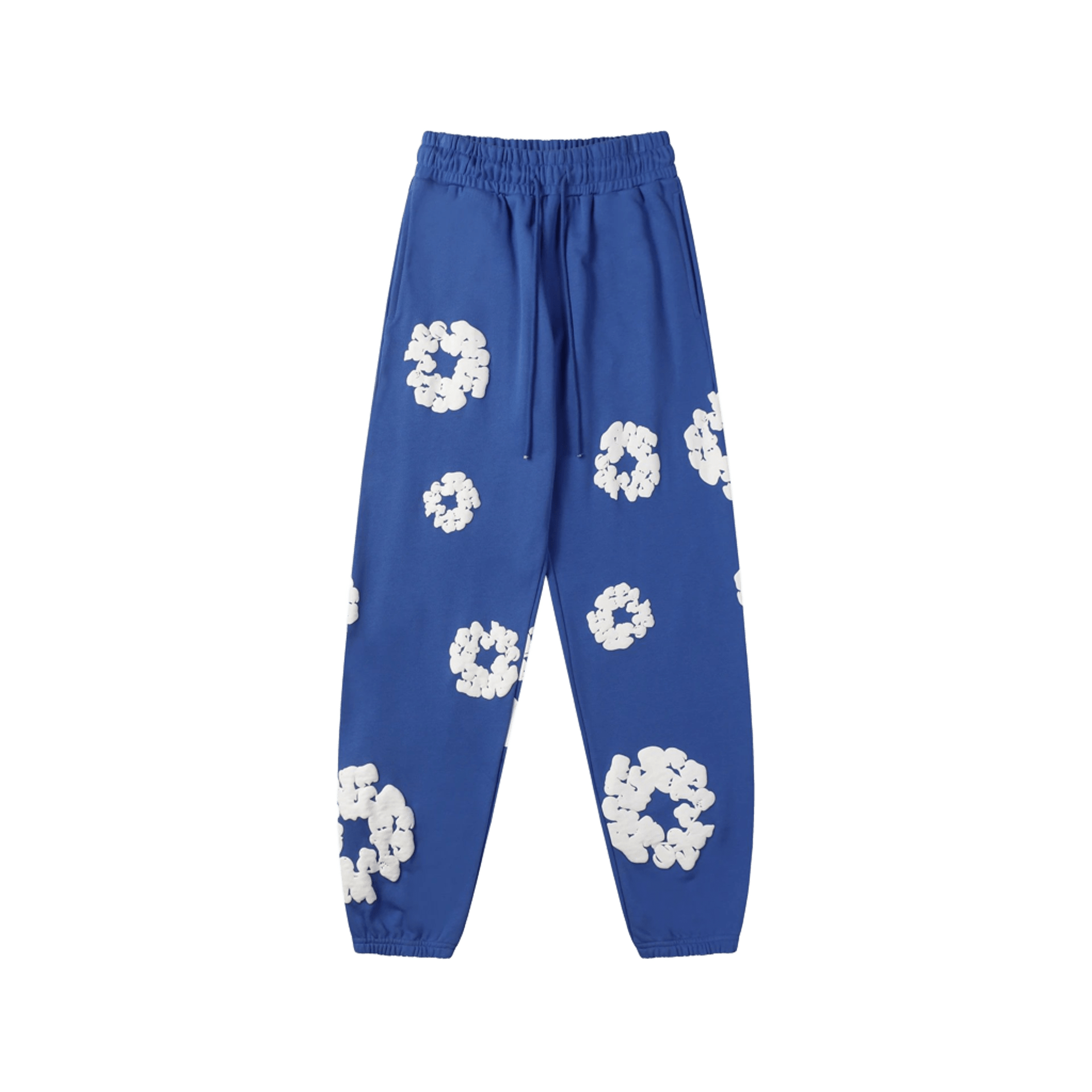 DenimTears Blue Sweatpants: Unisex Streetwear Design