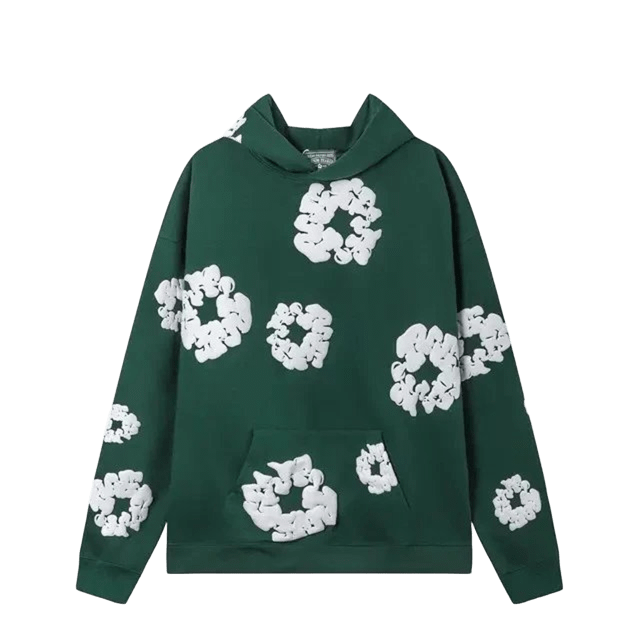 DenimTears Hoodie: Deep Tone Cotton Streetwear Unisex