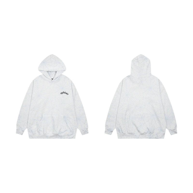 DenimTears White Retro Hoodie: 90s Streetwear, Unisex