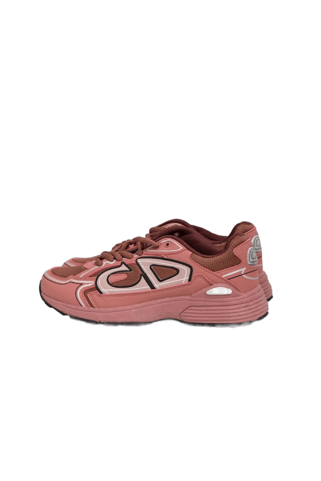 Dior B27 Pink Leather Sneakers: Retro Unisex Design