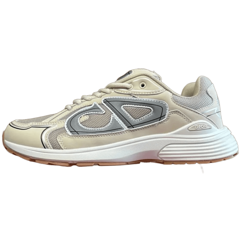 Dior Beige Leather & Mesh Unisex Sneakers