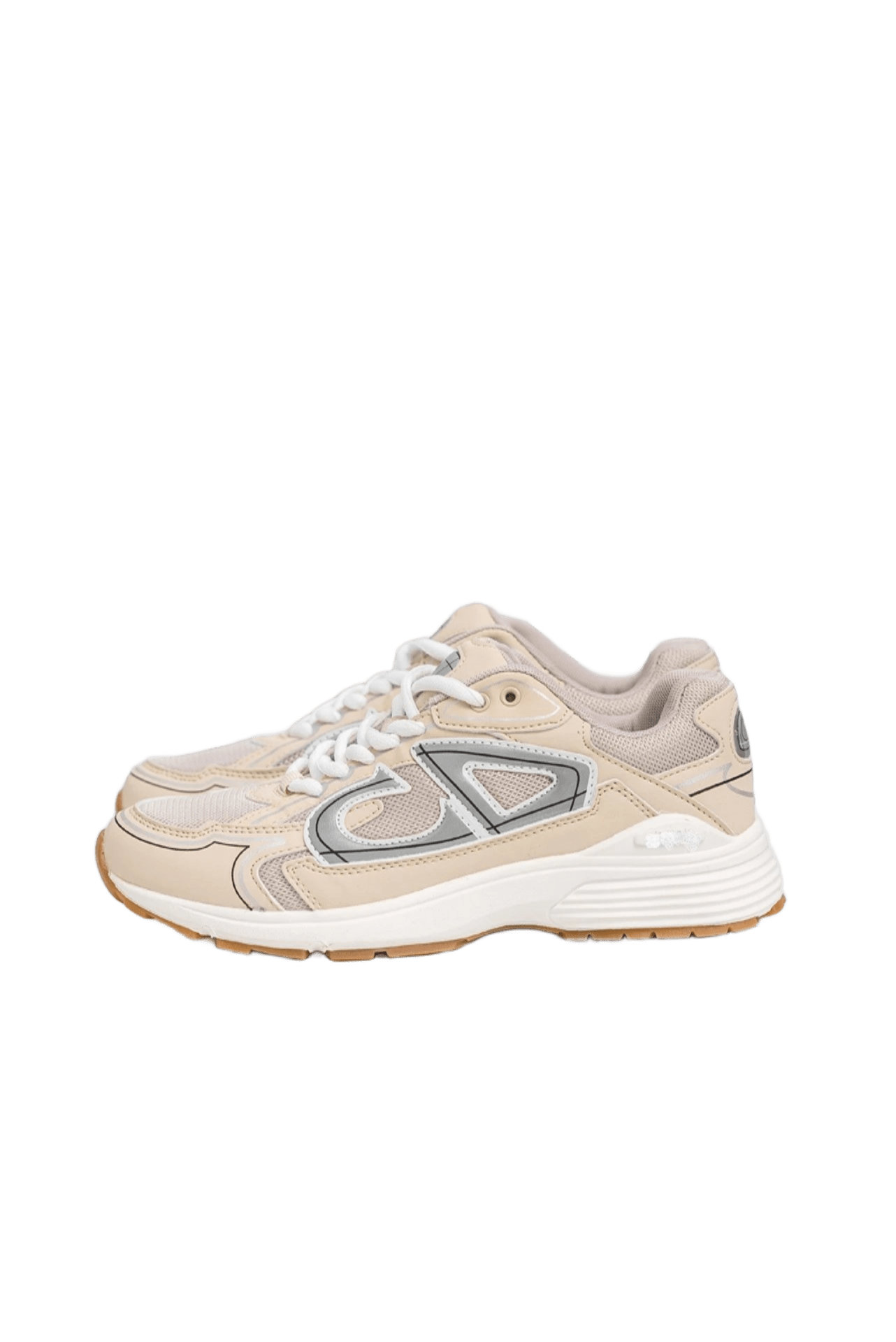 Dior Beige Leather & Mesh Unisex Sneakers